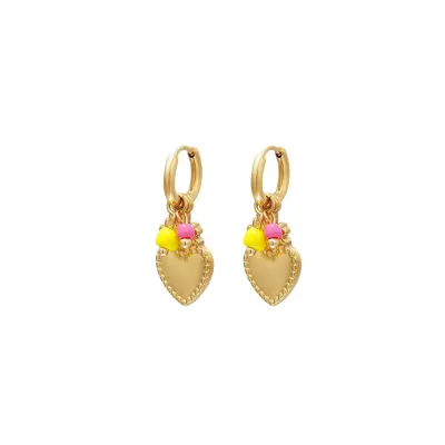 Oorbellen Funky Heart